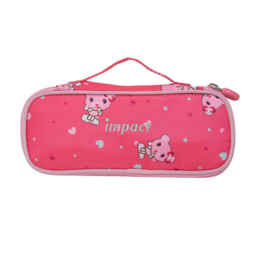 【IMPACT】怡寶筆袋-粉紅熊-粉紅色 IM00L07PK