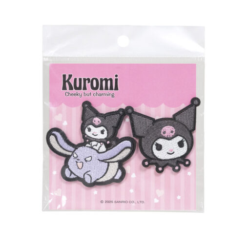 【IMPACT】怡寶 | 酷洛米Kuromi 徽章2入1組-黑色款 IMKUL05BK：圖片 2