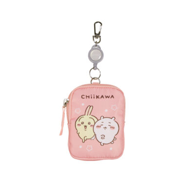 【吉伊卡哇】Chiikawa伸縮票卡零錢包-蜜桃粉 IMCHL02PK
