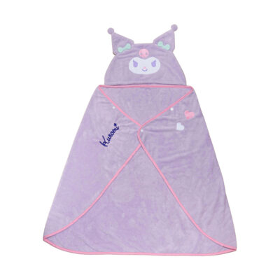 【IMPACT】怡寶 | 酷洛米Kuromi 連帽浴巾-紫色 IMKUT01PL (IMKA)