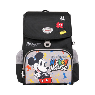 【IMPACT】怡寶 | 米奇懸浮磁扣護脊書包-黑色 IMDSMK7092BK