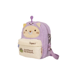 Alternative view of 【IMPACT】怡寶 | 角落小夥伴-貓咪 燈芯絨兩用小側包-紫配米 IMQSG010PL