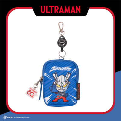 【IMPACT】怡寶 | Ultraman超人力霸王傑洛伸縮票卡零錢包-藍 IMUTL06RB