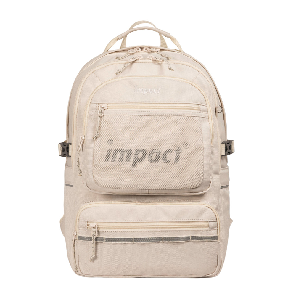 【IMPACT】怡寶 | K．STYLE 成長型護脊書包 -米色 IM00306BE