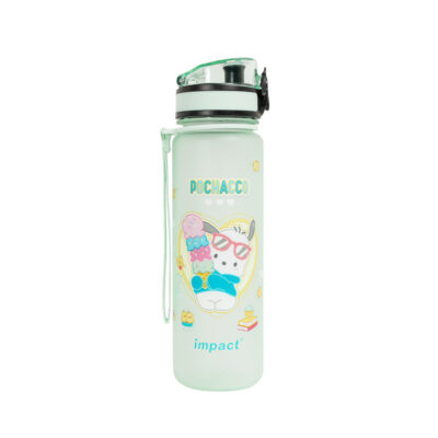 【IMPACT】怡寶 | 帕恰狗彈蓋Tritan水壺/水杯/水瓶(500ML) 附提繩-粉綠 IMPAB01LG (IMKA)