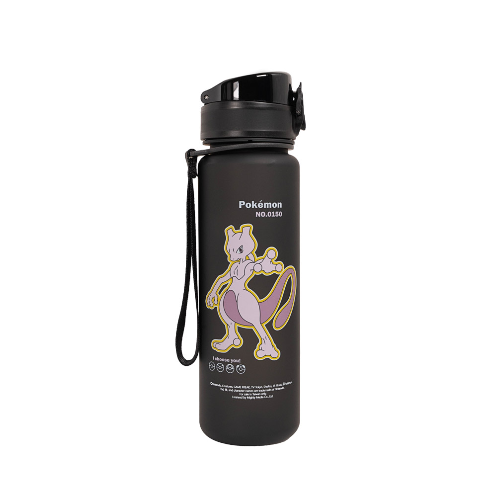 【IMPACT】怡寶 | 寶可夢超夢Tritan水壺/水杯/水瓶(500ML) 附提繩-黑色 IMPKMB09BK (IMKA)