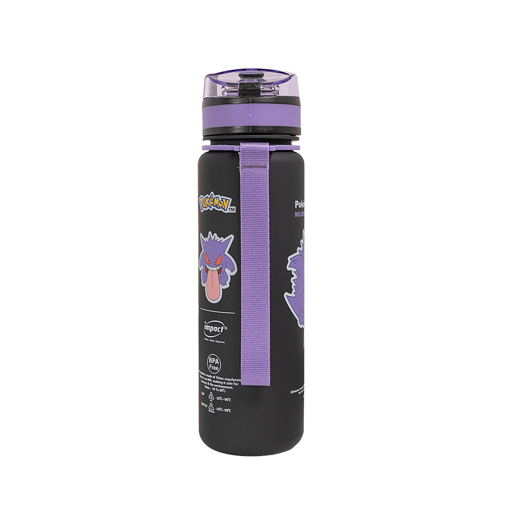 【IMPACT】怡寶 | 寶可夢耿鬼彈蓋Tritan水壺/水杯/水瓶(500ML) 附提繩-黑紫 IMPKMB10PL(IMKA):圖片 4